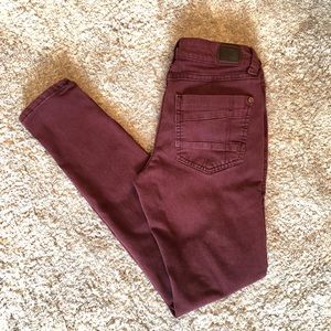 Maroon Skinny Jeans!
